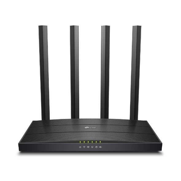 TP-Link Archer C6U - Draadloze Router - Dual-band - Gigabit Ethernet - Zwart