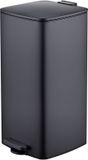Relaxdays Pedaalemmer - 30 liter - softclose - zwart