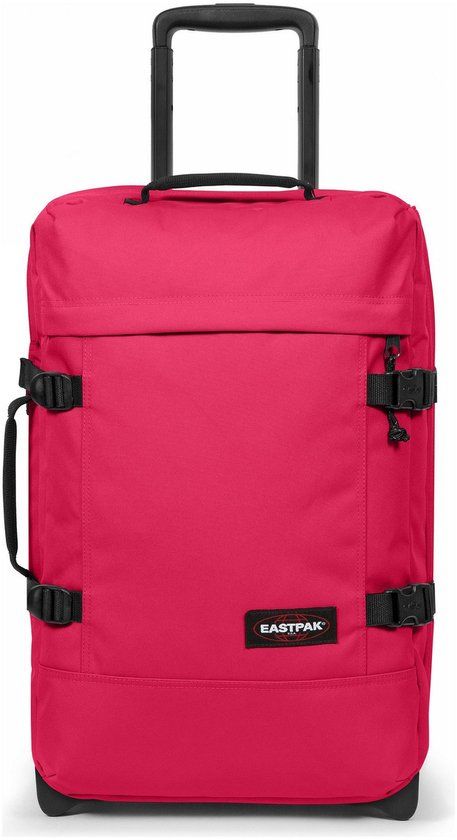 EASTPAK reistas trolley Tranverz Saffron Red paars 50cm
