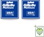 Gillette Platinum - 5 Navulscheermesjes - Grootverpakking