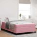 Maison Exclusive - Lit exclusif - Structure de lit rose, dimensions 120 x 200 cm, revêtement en tissu