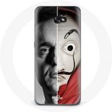 Maniacase Hoesje voor Samsung Galaxy A3 2017 La casa de papel Berlijn Splitmasker