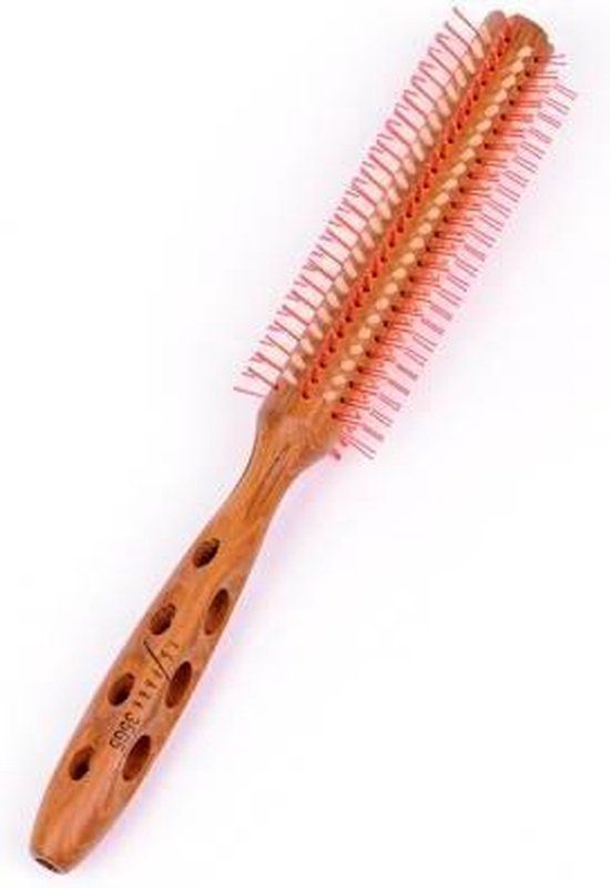 YS Park Krulborstel Hout/Nylon 34mm YS-35G5