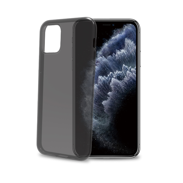 Celly Gelskin - Back Cover - Apple iPhone 11 Pro Max - Zwart