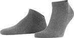 FALKE ClimaWool kort eenkleurig wol lyocell sneakersokken enkelsokken heren grijs - maat 41-42