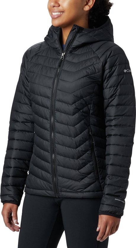 Columbia Powder Lite Hooded Jacket Women, black L 2019 Winterjassen