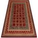 Tapis Laine Kashqai 4349 300 Oriental, Cadre Terre Cuite / Vert Red 200x250 Cm