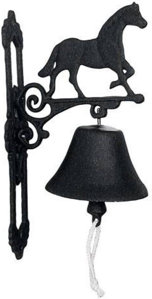 HKM Gietijzeren deurbel - groot - model paard - 34 cm