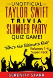 Ty Unofficial Taylor Swift Trivia Slumber Party Quiz Game Super Pack Volumes 1-4