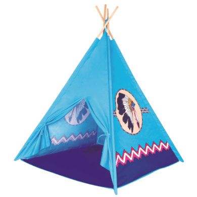 Bino TeePee - blauw - polyester