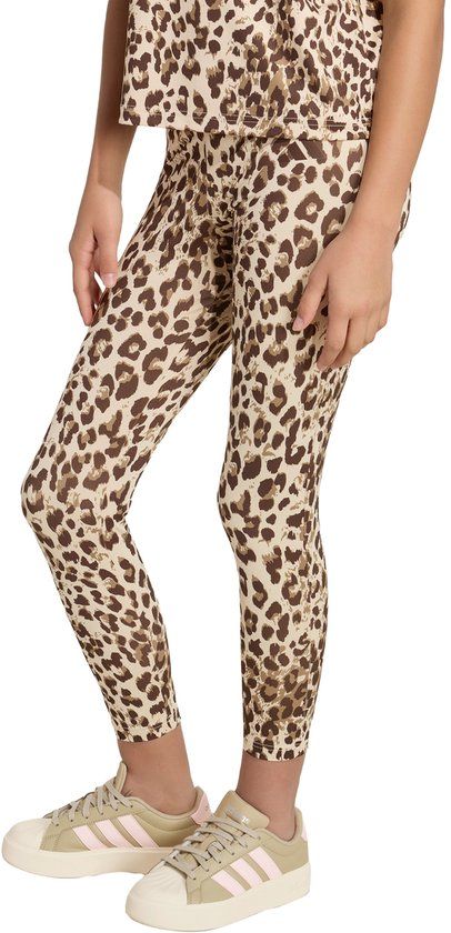 Adidas Sportswear Sportlegging Met Dierenprint - Kinderen - Beige