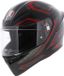 AGV K1 S Motorhelm Sling mat zwart rood