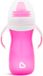 Munchkin Overgangsbeker - Gentle beker - Transition Cup - Anti-lek Beker voor Baby's – Vanaf 9 Maanden - 296ml – Roze