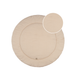 Nanami Boxkleed Rond Nanami Knitlook/Bamboo Naturel