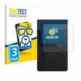 BROTECT Screenprotector 3 Stuks voor Analogue Pocket Beschermglas transparant