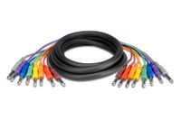 Hosa Technology CSS-803 audio kabel 3 m 8 x 6.35mm TRS Zwart