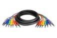 Hosa Technology CSS-803 audio kabel 3 m 8 x 6.35mm TRS Zwart