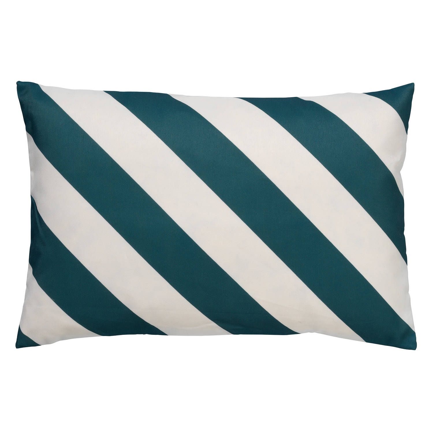 Dutch Decor Sanzeno Outdoor Sierkussen - Sagebrush Green - 40x60 cm - Waterafstotend en UV-bestendig - Gestreept