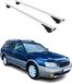 Omac Barres de toit pour Subaru Legacy III 1999-2004 – Tüv / Din 75302:2019 – Antivol inclus – Charge max 75 kg – 2 barres argent