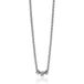 Zinzi Mart Visser by ZINZI zilveren schakelketting 45cm met witte zirconia's
