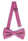 Ladeheid Elegante Heren Vlinderdas – Hoogwaardige Matte Stof – Verstelbaar – Ideaal voor Bruiloft, Feest, Kantoor – Voor Mannen, Vrouwen, Tieners – Geweldig Cadeau – BMM (12 x 6 cm, Roze)