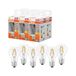 OSRAM LED-lamp Stervorm A40 filament, 2700 K warm wit, 3,4 W, E27, helder, 470 lm, 15.000 h, 6-Pack