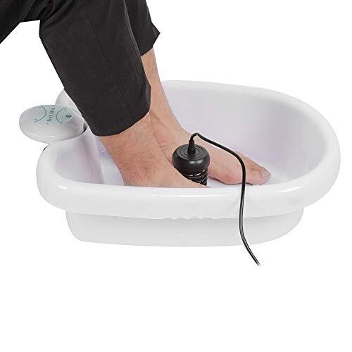 Pongnas voetenbad en warmte-badmassageapparaat, negatieve ionen-voetenbad-apparaat, ontgiftingsinstrument voor het voetenbad met tijdfunctie, kalmerend en ontspan je vermoeide voeten. EU