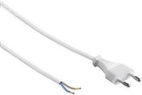 Merkloos / Sans marque Orbit Electronic Euro aansluitsnoer 2x0.75 - 2m - Wit