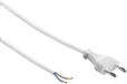Merkloos / Sans marque Orbit Electronic Euro aansluitsnoer 2x0.75 - 2m - Wit