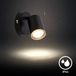 Briloner Nerida LED Wandlamp Zwart GU10 IP44 Metaal