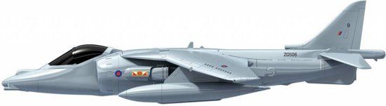 Airfix Quick Build Harrier Modelbouwpakket - Kunststof - 5055286625695