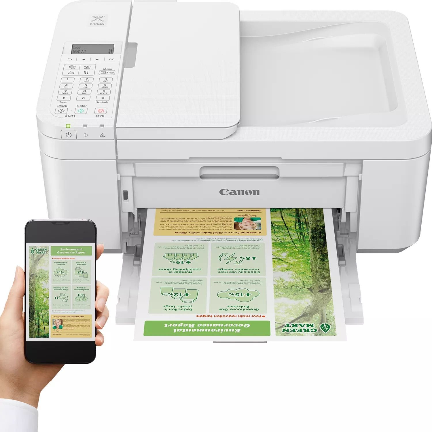 Canon PIXMA TR4751i - All-In-One Printer - Inkjet - A4 - Wi-Fi