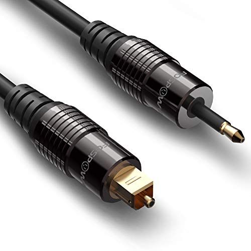 FosPower 0.9M Vergulde Toslink naar Mini Toslink Digitale Optische S/PDIF Audiokabel