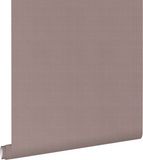 ESTAHome behang linnenstructuur lila paars - 53 cm x 10.05 m