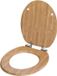 Merkloos / Sans marque Wan GmbH Duroplast Toilet Seat with Quick Release - Wood Color