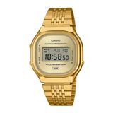 Casio A140WEG-9AEF Polshorloge Unisex Kwarts Retro Goudkleurig