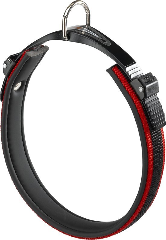 Ferplast HONDENHALSBAND ERGOCOMFORT C25/60 HB ROOD zwart, rood