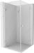 Mexen Lunar-B Duo porte de douche pivotante 100 x 100 cm, transparent, nickel brossé