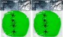Boland decoratie spinnenweb/spinrag met spinnen - 4x - 60 gram - lichtgroen - Halloween/horror thema versiering