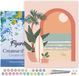 Figured'Art Schilderen op Nummer Volwassenen met lijst Boog naar de zee- Handwerk acrylverf Kit DIY Compleet - 40x50cm Canvas al ingelijst