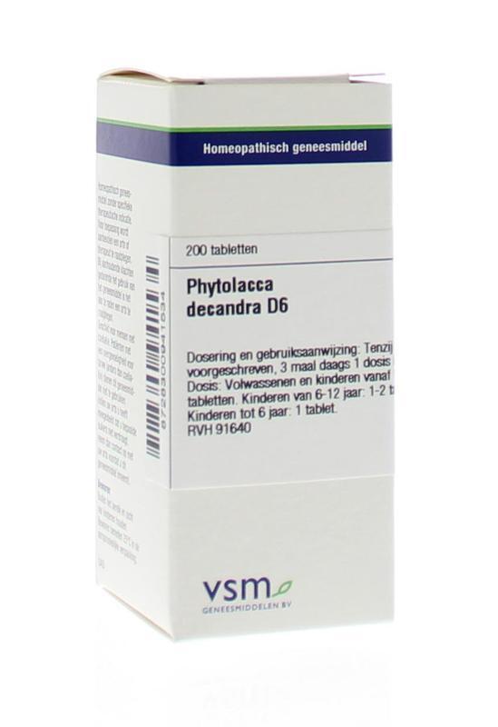 VSM Phytolacca Decandra D6 Tabletten 200st