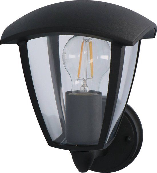 BES LED Sanola Ponci - E27 Outdoor Garden Light - Black Aluminum - IP44