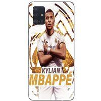 Samsung Galaxy A51 5G hoesje Kylian Mbappe Real Madrid behang viering