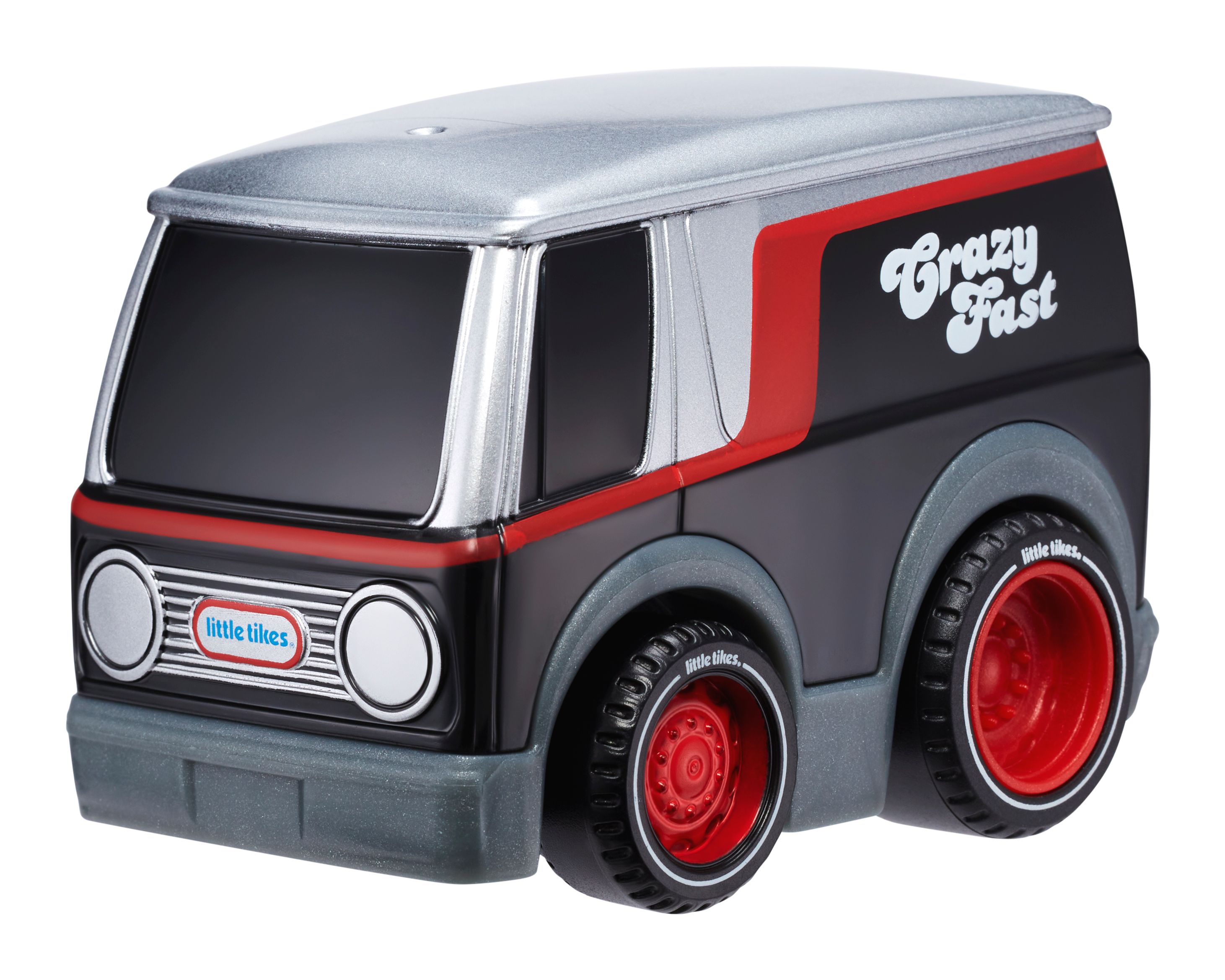 Little Tikes Crazy Fast Pullback Cars Series 2 - Van (70's) - Speelgoedvoertuig - Meerkleurig