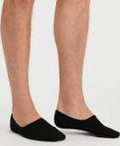 Bamboo Basics Apollo 3-paar invisible Footies bamboe - Anti slip lage kousenvoetjes - Lage sneakersokken bamboe - Maat 39-42 - Wit