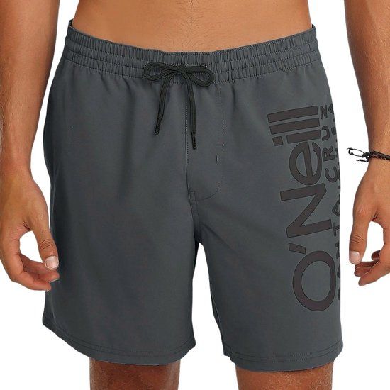 O'Neill Cali 16 Zwemshort Heren - Donkergrijs - Zwart - Maat XXL