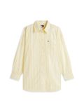 Tommy Hilfiger Oversized Essential Crew Citronella/stripe Maat: S | Overhemden Outlet | Dames | Geel