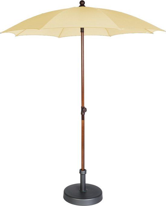 Max&Luuk Olivia 200/8/33/36 Zweefparasol geel