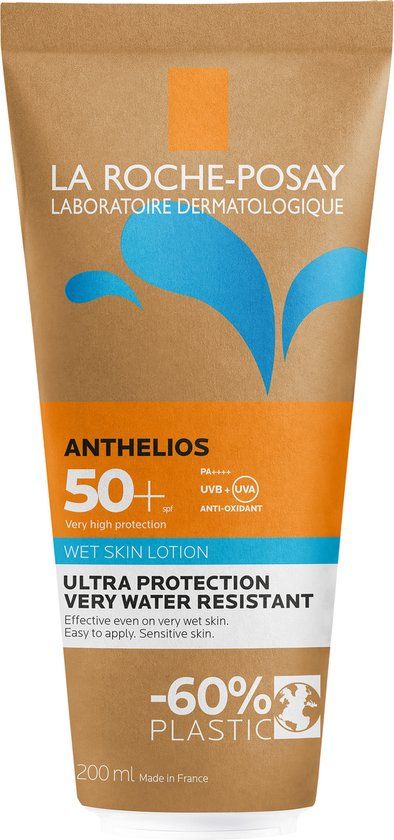 La Roche-Posay Anthelios Wetskin gel zonnebrand SPF50+ Eco-tube 200ml