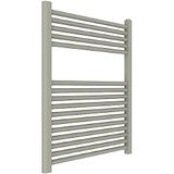 ERCOS Handdoekwarmer voor badkamer, radiator, modern staal, 650 x 770 0356